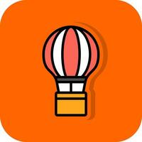 Hot Air Balloon  Vector Icon Design