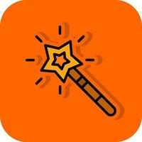 Magic Wand  Vector Icon Design