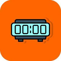 Digital Alarm Clock  Vector Icon Design