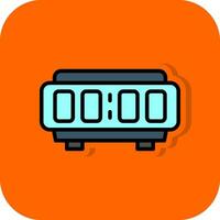 Digital Alarm Clock  Vector Icon Design