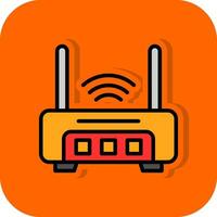 Router  Vector Icon Design