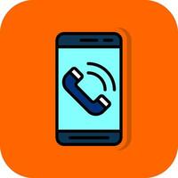 Mobile Call  Vector Icon Design