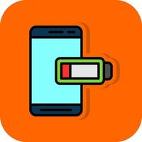 Low Battery  Vector Icon Design