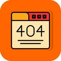 404 Error  Vector Icon Design