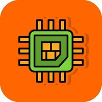 Processor  Vector Icon Design