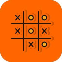 Tic Tac Toe  Vector Icon Design