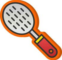 Slotted Spoon Vector Icon Design