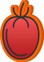 Tomato Vector Icon Design