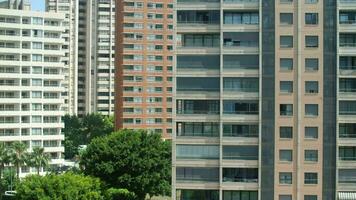 residencial comunidade com multistorey blocos do apartamentos video