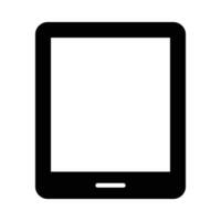 Tablet Vector Glyph Icon For Personal And Commercial Use.