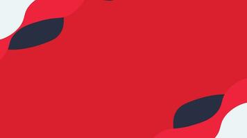 Abstract wavy different layer background in red color. This creative design can be used as a banner. vector