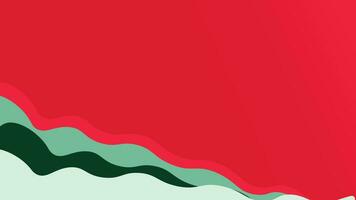 Abstract wavy different layer background in red color. This creative design can be used as a banner. vector