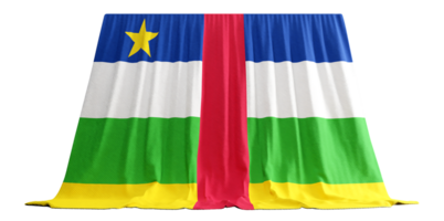 Einheit gerahmt im zentral afrikanisch Republiken 3d Flaggen erheben kulturell Veranstaltungen Echo Geschichte wirkungsvoll png