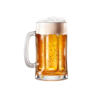 Cerveja beber vidro clipart ai gerado png