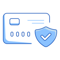 Secure Payment Shopping Icon Doodle Style png