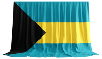 bahamien drapeau vagues fièrement 3d rendu symbole de culture et sport conférences unir faire écho l'histoire fierté png