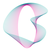 Round frame, dynamic curved lines for technology concepts, user interface design, web design. png