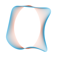 Round frame, dynamic curved lines for technology concepts, user interface design, web design. png