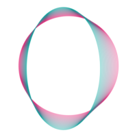 Round frame, dynamic curved lines for technology concepts, user interface design, web design. png