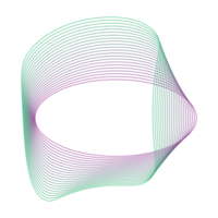 Round frame, dynamic curved lines for technology concepts, user interface design, web design. png