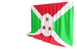 vislumbre unidade cultura dentro 3d burundês bandeiras iluminar ecos às eventos brilhante brilha png