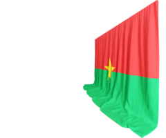 prosperar con cultural 3d banderas de burkina faso fusionar orgullo elevar eventos ecos forma png