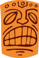 a tiki madeira arte desenho animado estilo imagem png