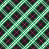 Plaid gingham pattern seamless check texture vector for modern textiles fashion fabric design.