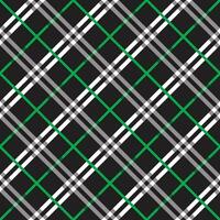 Plaid gingham pattern seamless check texture vector for modern textiles fashion fabric design.