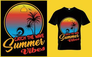 Print Summer Vector T Shirt Design