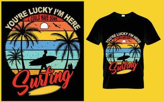 Print Summer Vector T Shirt Design