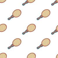 Seamless pattern withwith tennis rackets vector