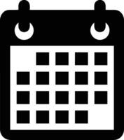 calendario calendario icono símbolo imagen vector. ilustración de el moderno cita recordatorio agenda símbolo gráfico diseño imagen. eps 10 vector