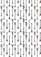 Ethnic seamless pattern indian arrow vector