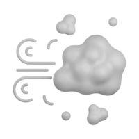 3d rendering dust isolated useful for food, allergen, allergy, disease and antigen design element png