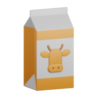 3d representación Leche aislado útil para alimento, alérgeno, alergia, enfermedad y antígeno diseño elemento png