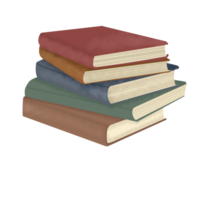 Stack Of Book Illustration png