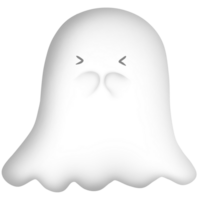 tecknad serie teckning söt spöke halloween. png