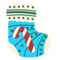 dibujos de Navidad calcetines en varios patrones png