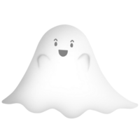 dessin animé dessin mignonne fantôme Halloween. png