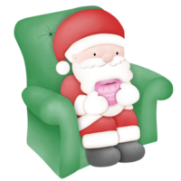 mignonne Père Noël claus graphique png