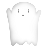 dessin animé dessin mignonne fantôme Halloween. png
