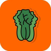 Napa Cabbage Vector Icon Design