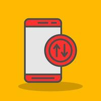Mobile Data  Vector Icon Design