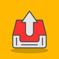 Outbox  Vector Icon Design