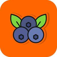 Blueberry Vector Icon Design