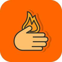 Burn  Vector Icon Design