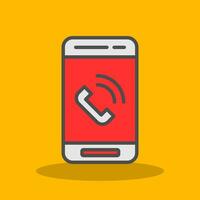 Phone Call  Vector Icon Design