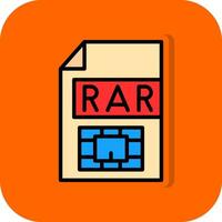 Rar  Vector Icon Design