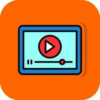 Video Player  Vector Icon Design